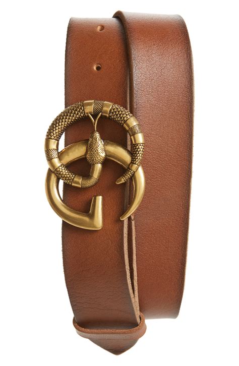 gucci snake buckle in brown|Gucci kingsnake belts.